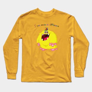 I Can Make A Difference Big Foot Monster Long Sleeve T-Shirt